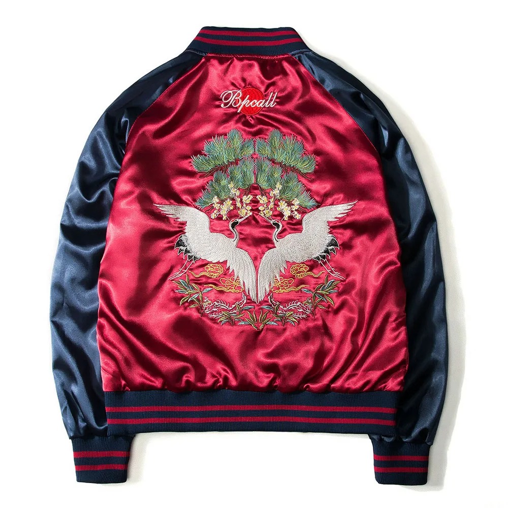 Varsity Jacket Wool - Reversible Baseball Jacket Men Spring Autumn
