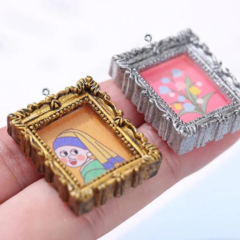 Vintage Fashion Photos - 10Pcs Flatback Cabochon Vintage Resin Photo