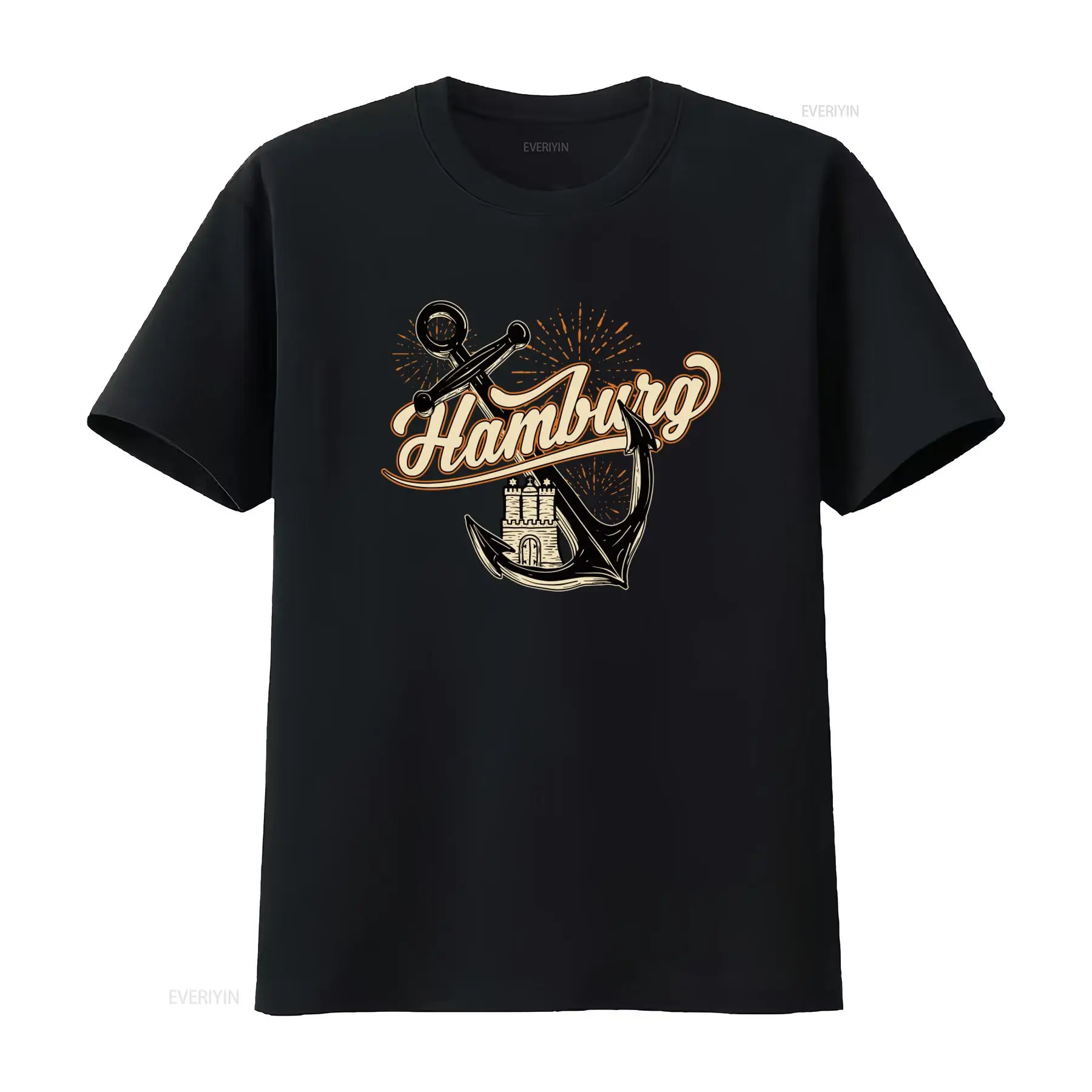 Mens Hamburg Anchor Print T Sh - đánh giá và giá Vintage Fashion Hamburg