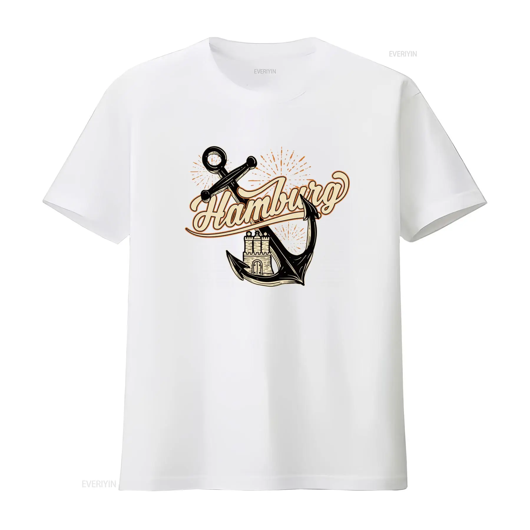 Mens Hamburg Anchor Print T Sh - đánh giá và giá Vintage Fashion Hamburg