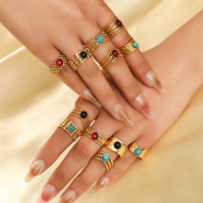 Stainless Steel Gold Embossed  - đánh giá và giá Vintage Fashion Tiktok