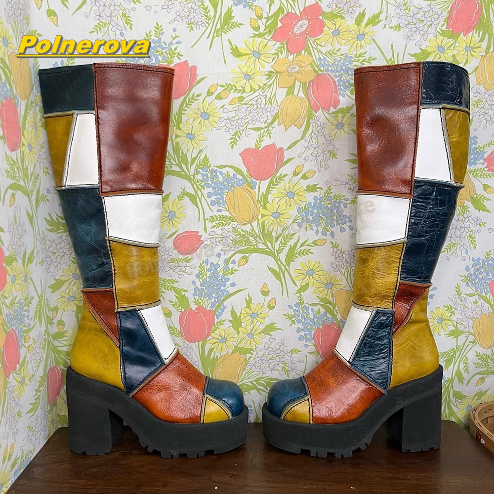 Women Retro Patchwork Leather  - đánh giá và giá Vintage Fashion In 2026