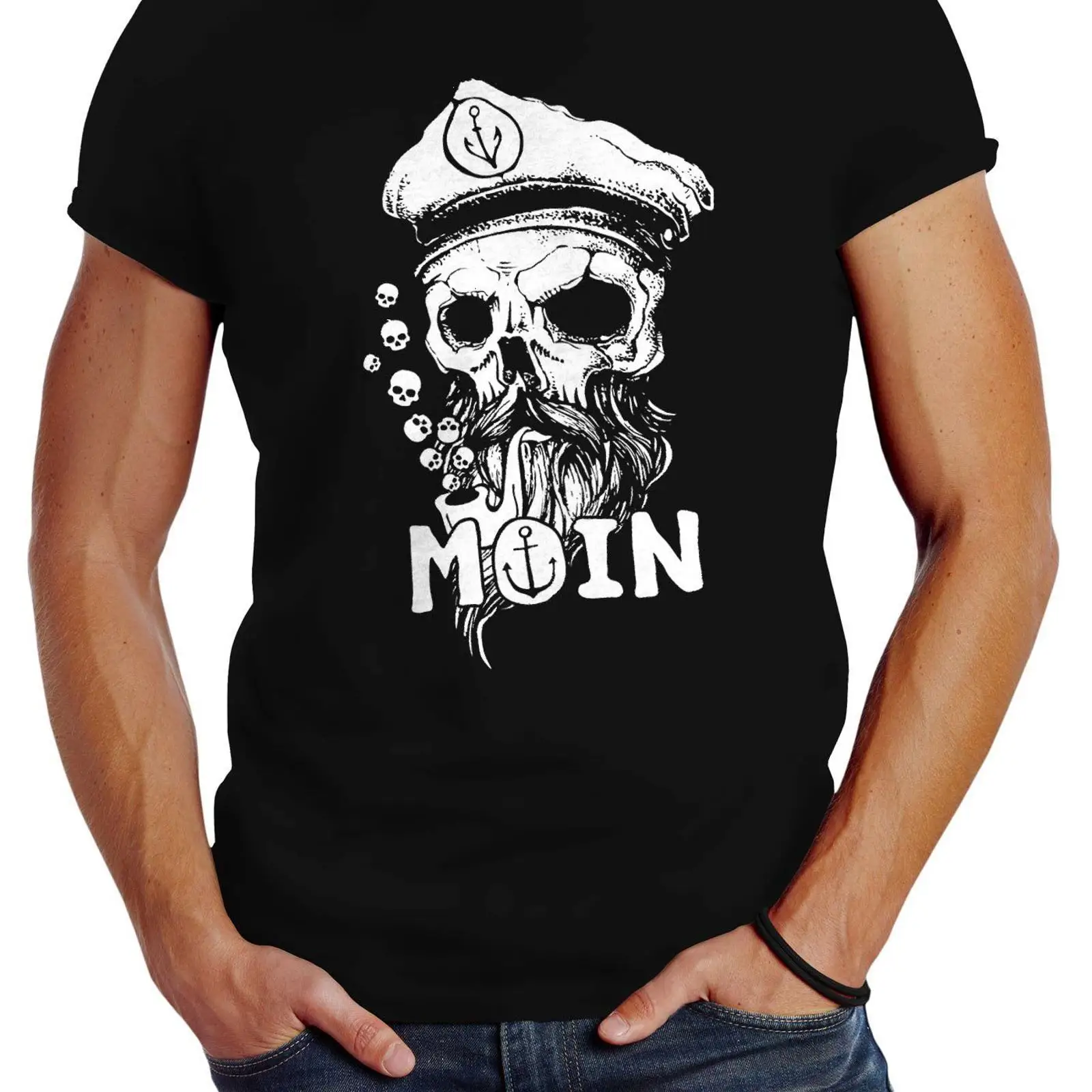 Neverless Print T Shirt Herren - đánh giá và giá Vintage Fashion Hamburg