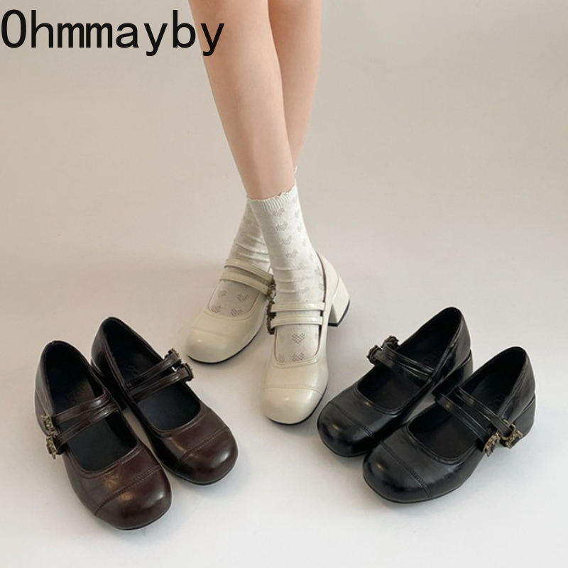 Vintage Thick Heel Women Mary  - đánh giá và giá Vintage Fashion In 2026