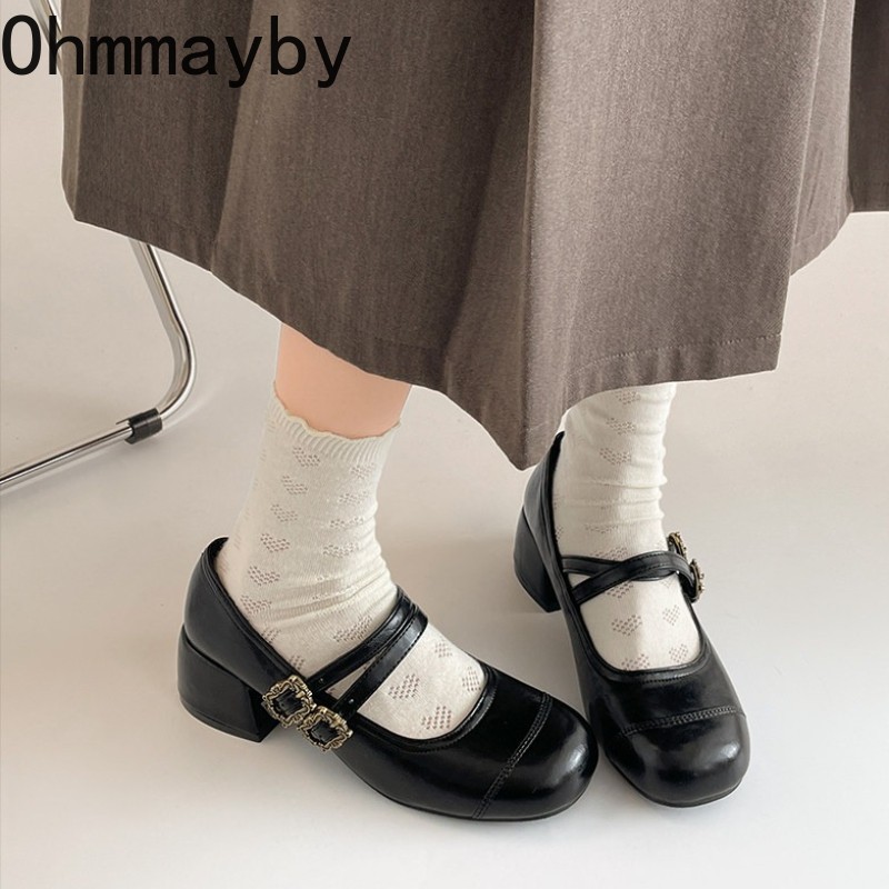 Vintage Thick Heel Women Mary  - đánh giá và giá Vintage Fashion In 2026