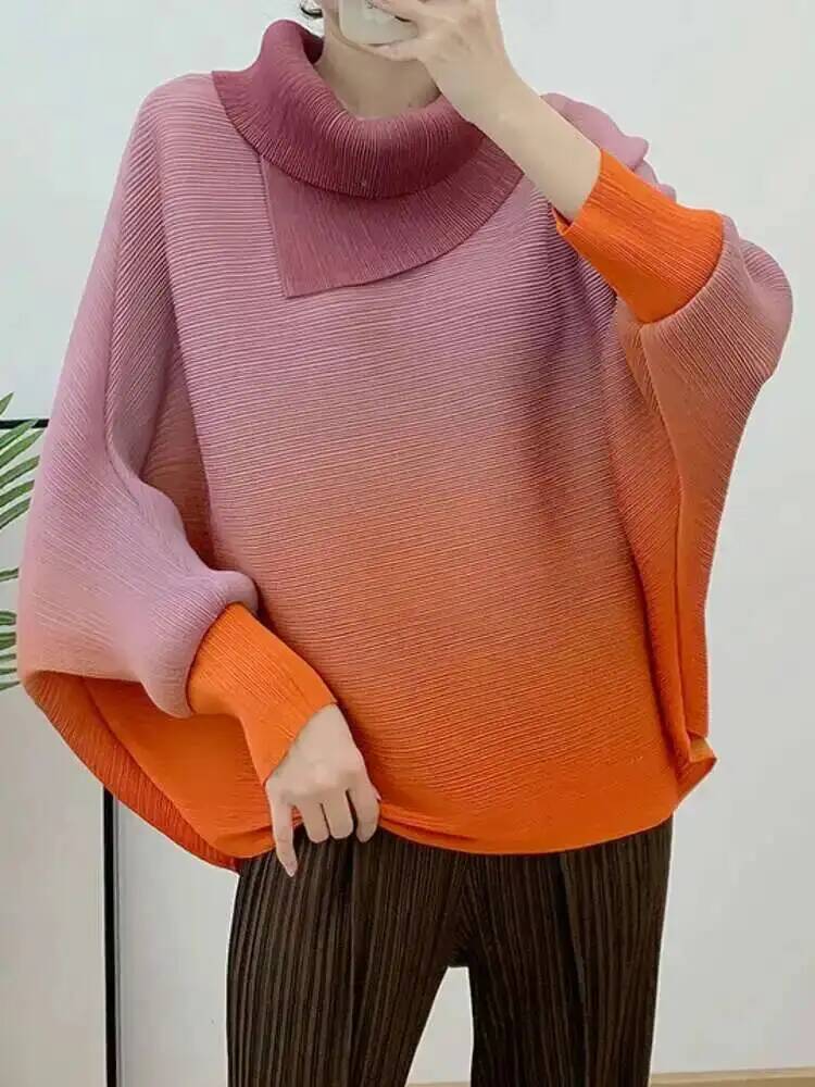 Pleated T-shirt Gradient For W - đánh giá và giá Vintage Fashion Build