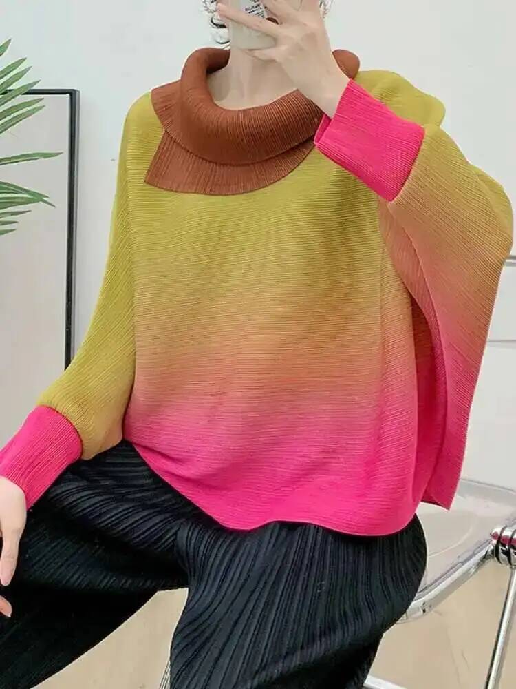 Pleated T-shirt Gradient For W - đánh giá và giá Vintage Fashion Build