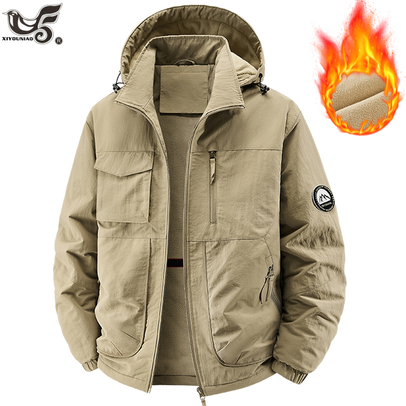 Men Parkas Thick Warm Hooded C - đánh giá và giá Varsity Jacket Wool