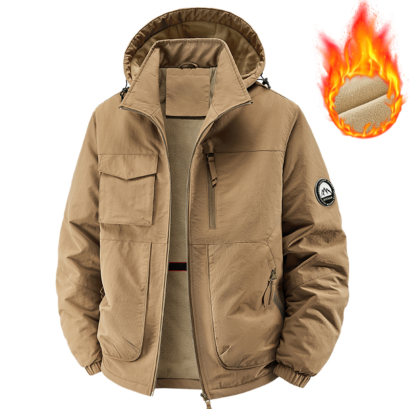 Men Parkas Thick Warm Hooded C - đánh giá và giá Varsity Jacket Wool