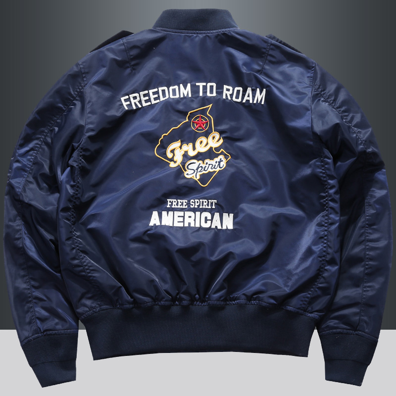 Men's Spring Tactical Army MA- - đánh giá và giá Varsity Jacket Wool