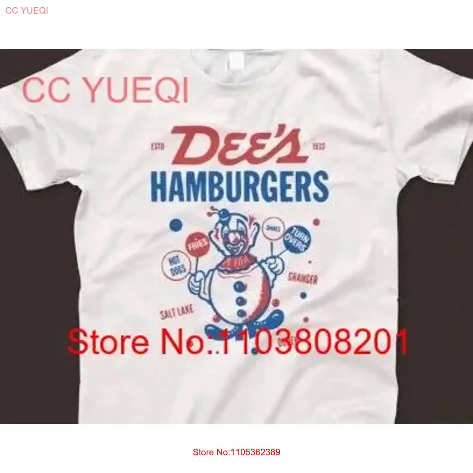 Dee's Hamburgers T Shirt 1026  - đánh giá và giá Vintage Fashion Hamburg