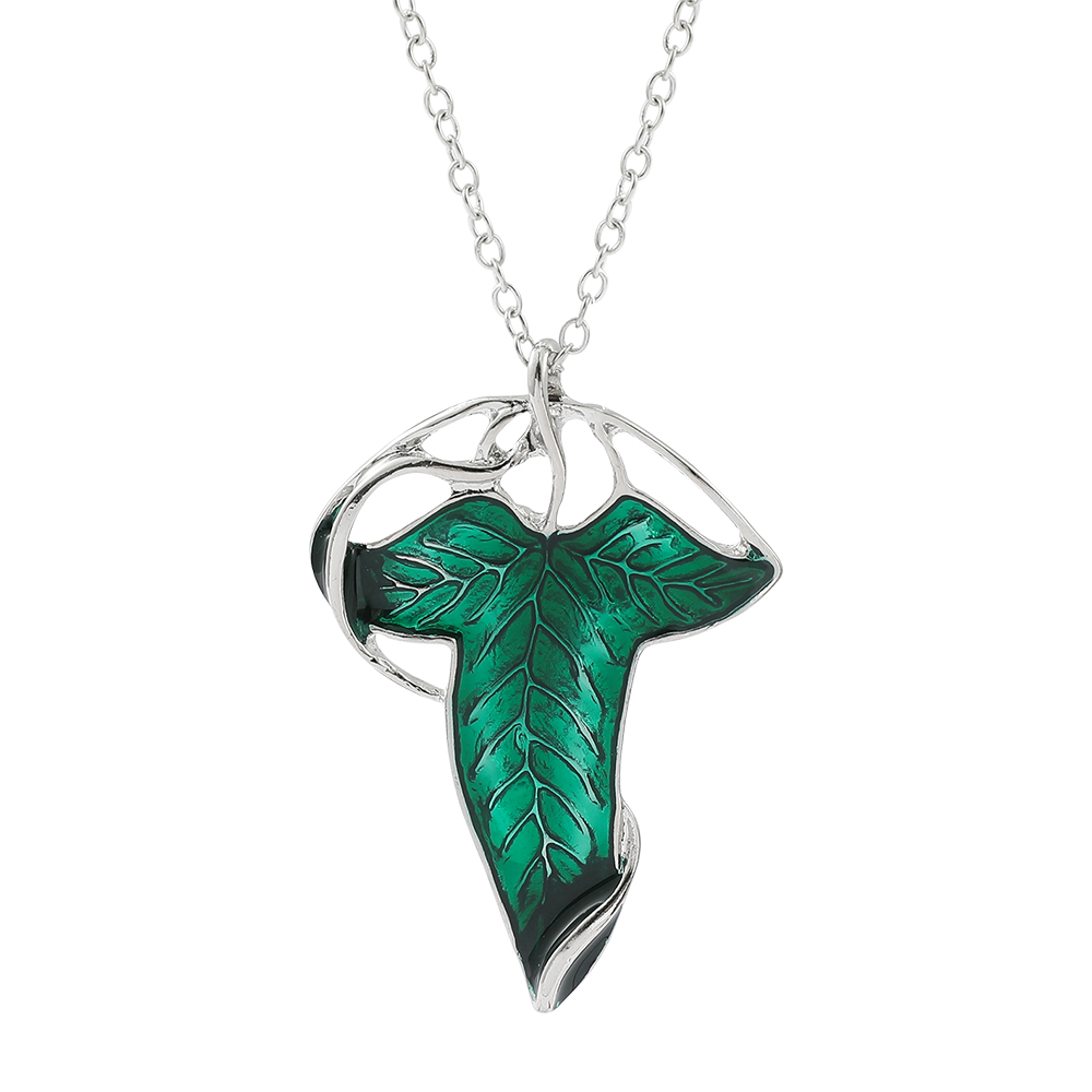 Vintage Green Leaf Pendant Nec - đánh giá và giá Vintage Fashion Guild