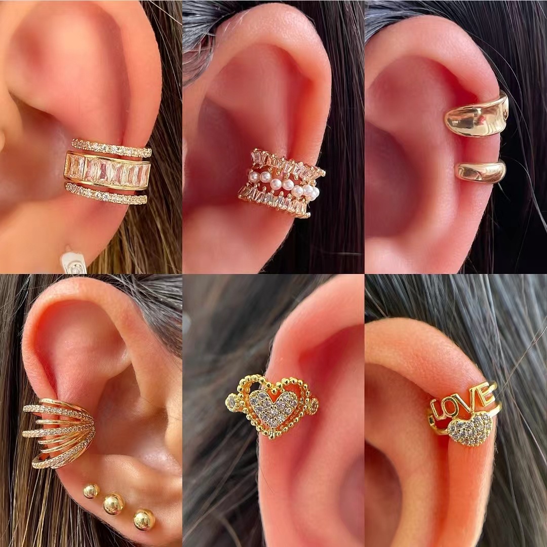 Korean Fashion Zircon Ear Clip - đánh giá và giá Vintage Fashion Guild