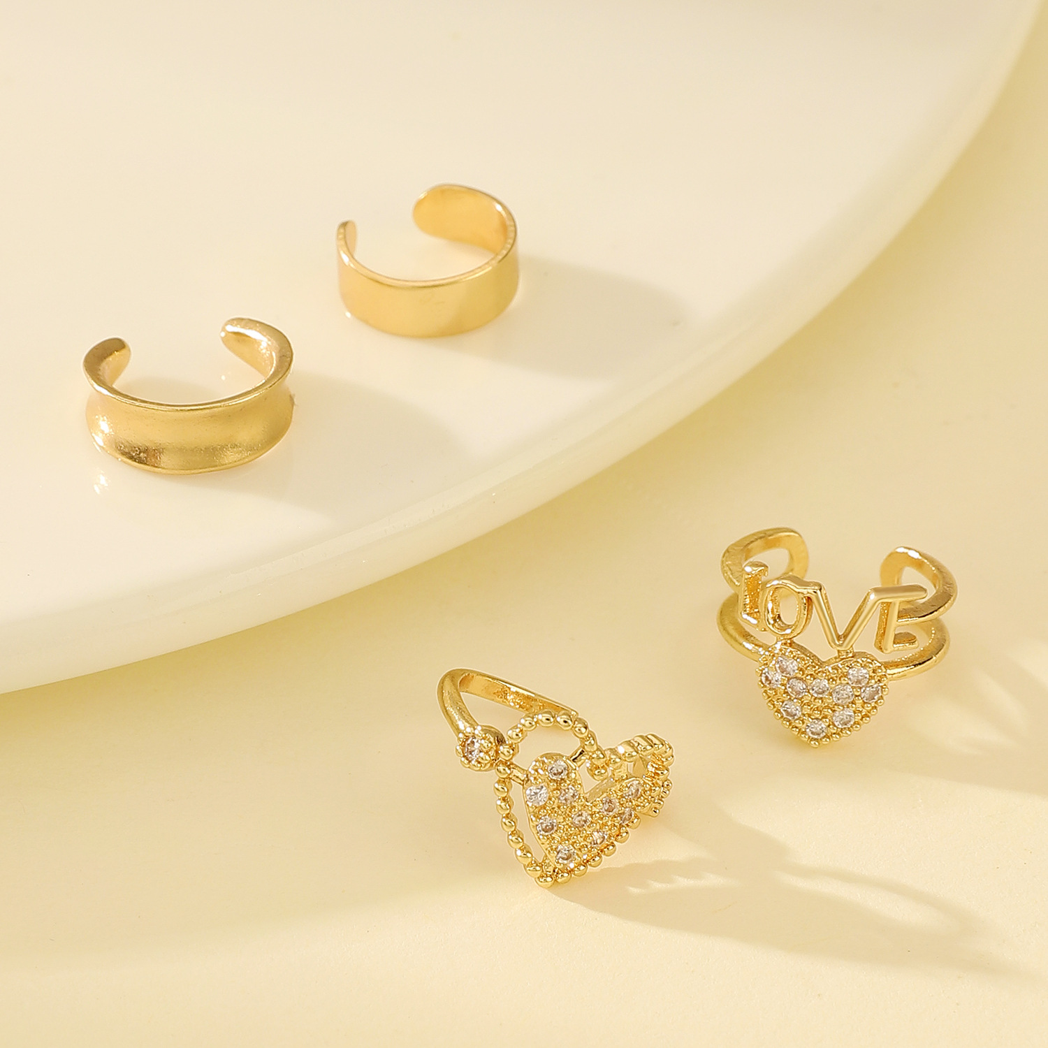 Korean Fashion Zircon Ear Clip - đánh giá và giá Vintage Fashion Guild