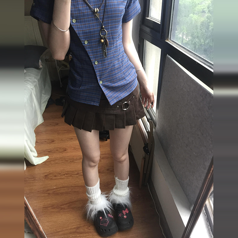 Y2K Vintage Slim Fit Plaid Cro - đánh giá và giá Vintage Fashion Tiktok