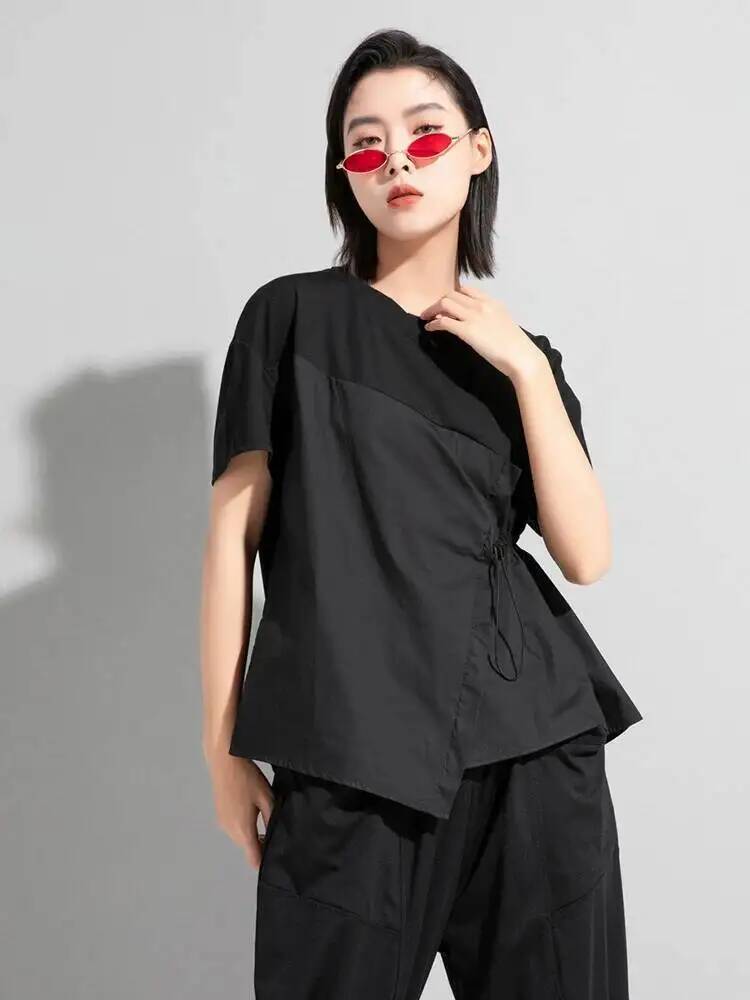 Waist Women Black Drawstring B - đánh giá và giá Vintage Fashion Build