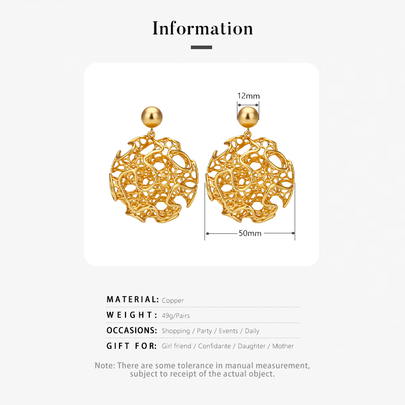 IVOG Round Vintage Earrings Fo - đánh giá và giá Vintage Fashion Websites