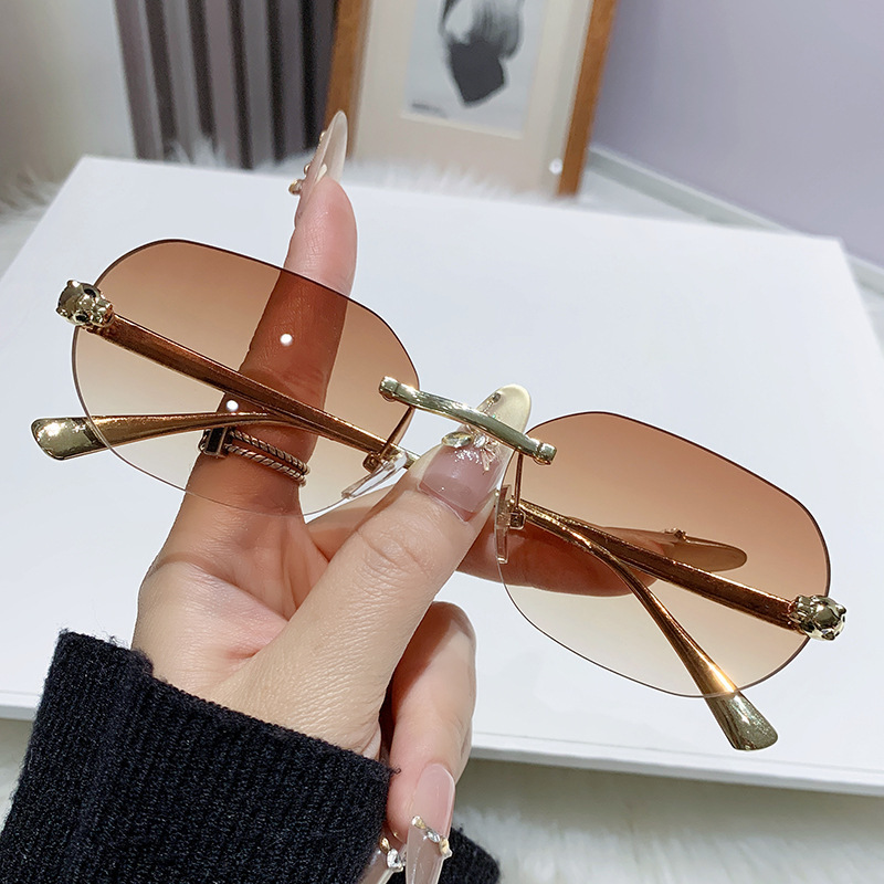 ZXIAC Trend Retro Rimless Squa - đánh giá và giá Vintage Fashion Tiktok