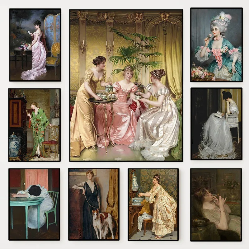 The Renaissance Women Portrait - đánh giá và giá Vintage Fashion Art