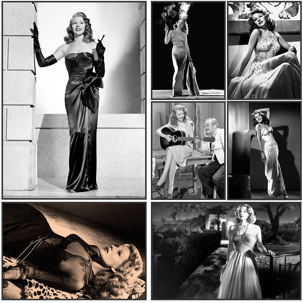 Rita Hayworth Poster,Black and - đánh giá và giá Vintage Fashion Photography